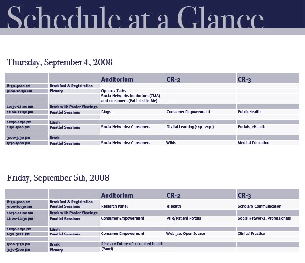 2008 program